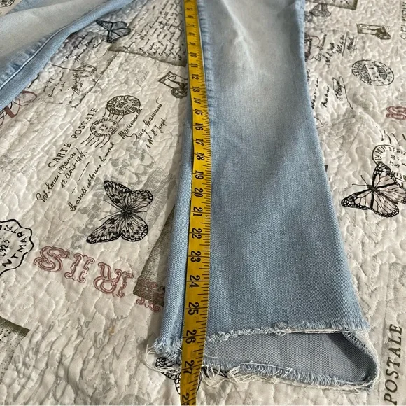 MOTHER The Insider Crop Step FrayJeans In LIMITED EDITION Size 26